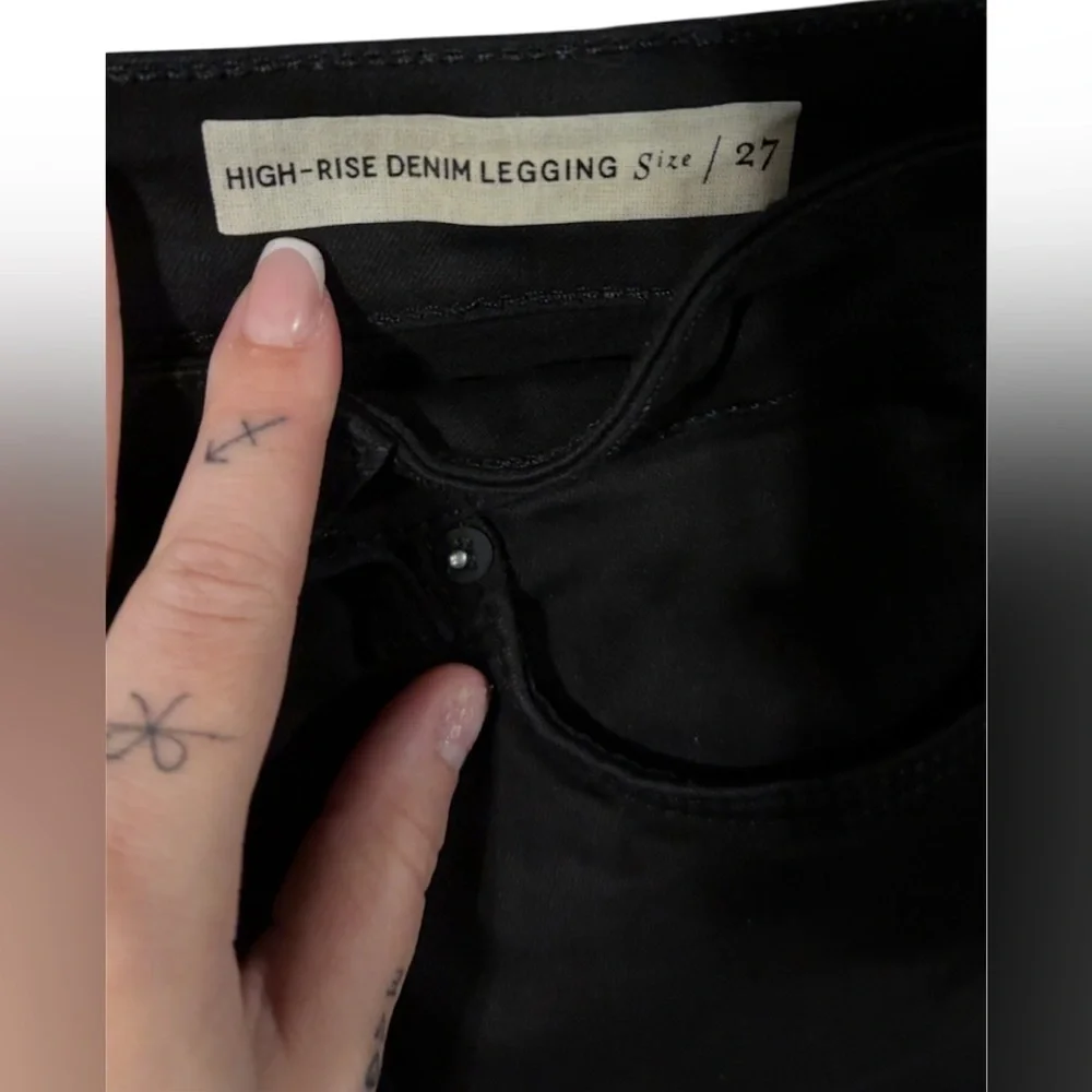NWT- Anthropologie Pilcro and the Letterpress High-Rise Denim Leggings - Picture 5 of 6
